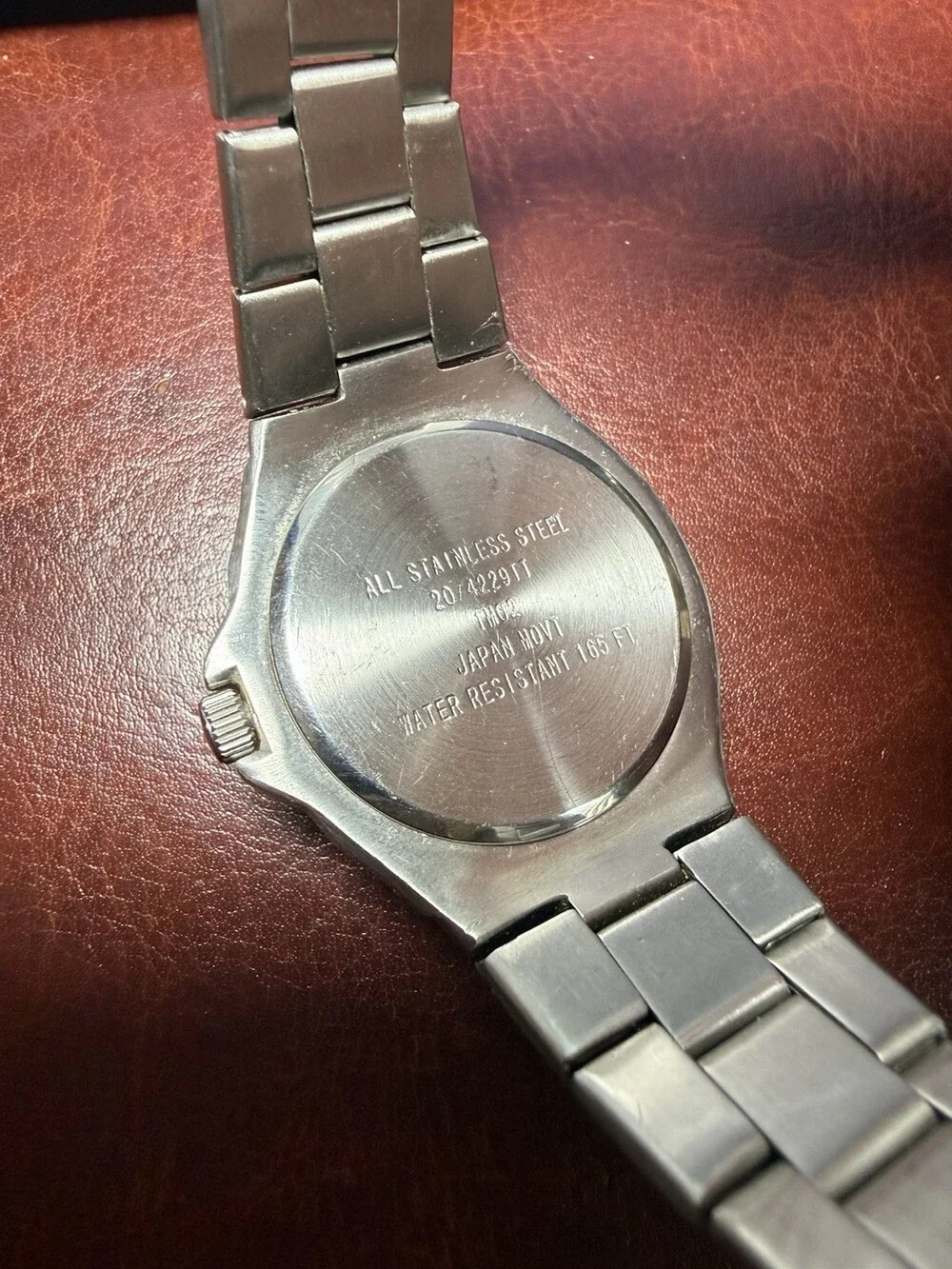 Armitron 20/4299T Two Tone Men’s Quartz Watch Day Date Stainless Steel Untested